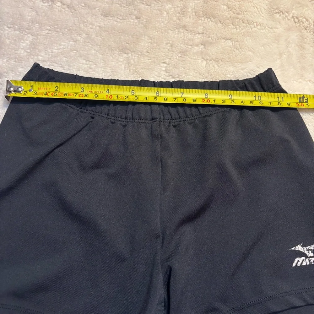 Mizuno Athletic Shorts Small DryLite Black Sports Shorts Stretchy Lightweight